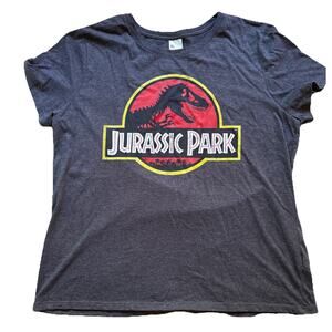 Jurassic Park Men's Shirt XL T-Shirt Official Universal T-Rex Logo